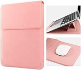 HoYiXi 13.3" Housse pour Laptop Cuir Pochette Case Compatible avec MacBook Air 13 M1 M2 2022-2018/MacBook Pro 13 2022-2016/Surface Pro 8/Surface Go 3 13-13.3'' Dell Lenovo HP ASUS Acer HUAWEI PC, Bleu