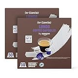 by Amazon Capsules de café Lungo compatibles Nespresso, Torréfaction Moyenne, 100 Unité (2 lot de 50) - Certifié Rainforest Alliance