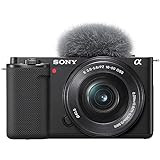 Sony Alpha ZV-E10 | Appareil photo vidéo hybride APS-C  Vlog avec optique  zoom motorisée 16-50mm f/3.5-5.6 (écran orientable pour le vlogging, vidéo 4K, autofocus en temps réel sur les yeux) Gris