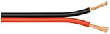 Wentronic 10m 2x 0.5mm Câble pour enceinte - Rouge/Noir