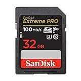 SanDisk 32 Go Extreme PRO carte SDHC + RescuePRO Deluxe, jusqu'à 100 Mo/s, UHS-I, Classe 10, U3, V30