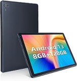 Okaysea Tablette Android 13, 10 Pouces, 8 Go RAM 128 Go ROM Tablettes avec processeur Octa-Core, 5MP + 8MP Double Appareil Photo, Bluetooth, Batterie de 5000mAh