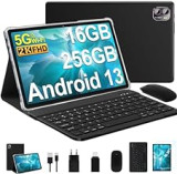 MEBERRY Tablette 10.36 Pouces Android 13 Écran 2K Tablette 16 Go RAM+256 Go ROM (TF 1To)
