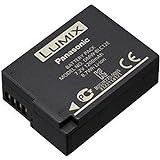 Panasonic Lumix DMW-BLC12E Batterie rechargeable, 7.2V, 1200mAh, 8.7Wh pour Lumix G90, G80, G7, GX8, FZ2000, FZ1000 II, FZ1000, FZ300 - Noir