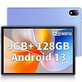 DOOGEE U10 Tablette Android 13, 9GB RAM + 128GB ROM (1TB TF), 10 Pouces Tablette Tactile 2024, Quad-Core 2.0 GHz, Google GMS/WiFi-6 / BT 5.0 / 5060mAh / 1280 * 800 / 8MP+5MP / Widevine L1, Noir