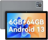 Fullant Tablet 10.1-inch Android 13 32GB ROM 5000mAh Battery Quad Core IPS HD Touchscreen Tablets