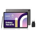 Samsung Galaxy Tab S9 FE Tablette, 10.9'' 5G 128Go, Chargeur Secteur Rapide 25W Inclus [Exclusivité Amazon], S Pen Inclus, Batterie Longue Durée, Certification IP 68, Anthracite, Version FR