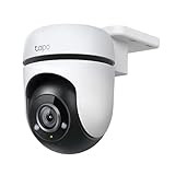 Tapo Caméra Surveillance WiFi extérieur Pan/Tilt 1080P C500, Détection de Personne et Suivi de Mouvement, Étanche IP65, Alarme sonore Personnalisable