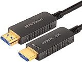 SOEYBAE Câble HDMI Fibre Optique 8K HDMI 2.1 Fibre Haute Vitesse Câble Supporte 8K@60Hz,48Gbps,Compatible with Blu-Ray,Xbox,TV 4K Ultra HD