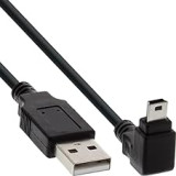 InLine 34205 câble USB 0,5 m USB A Mini-USB B Noir - Câbles USB (0,5 m, USB A, Mini-USB B, 2.0, Male connector / Male connector, Noir)