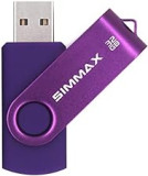 SIMMAX Clé USB 32 Go Lot de 3 Mémoire Stick USB 2.0 Flash Drive Stockage Disque Pendrive (32Go Rose Bleu Vert)